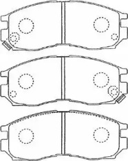 Тормозные колодки AISIN для MITSUBISHI LANCER V (CB_A, CD_A, CE_A) 1.8 16V (CB5A)